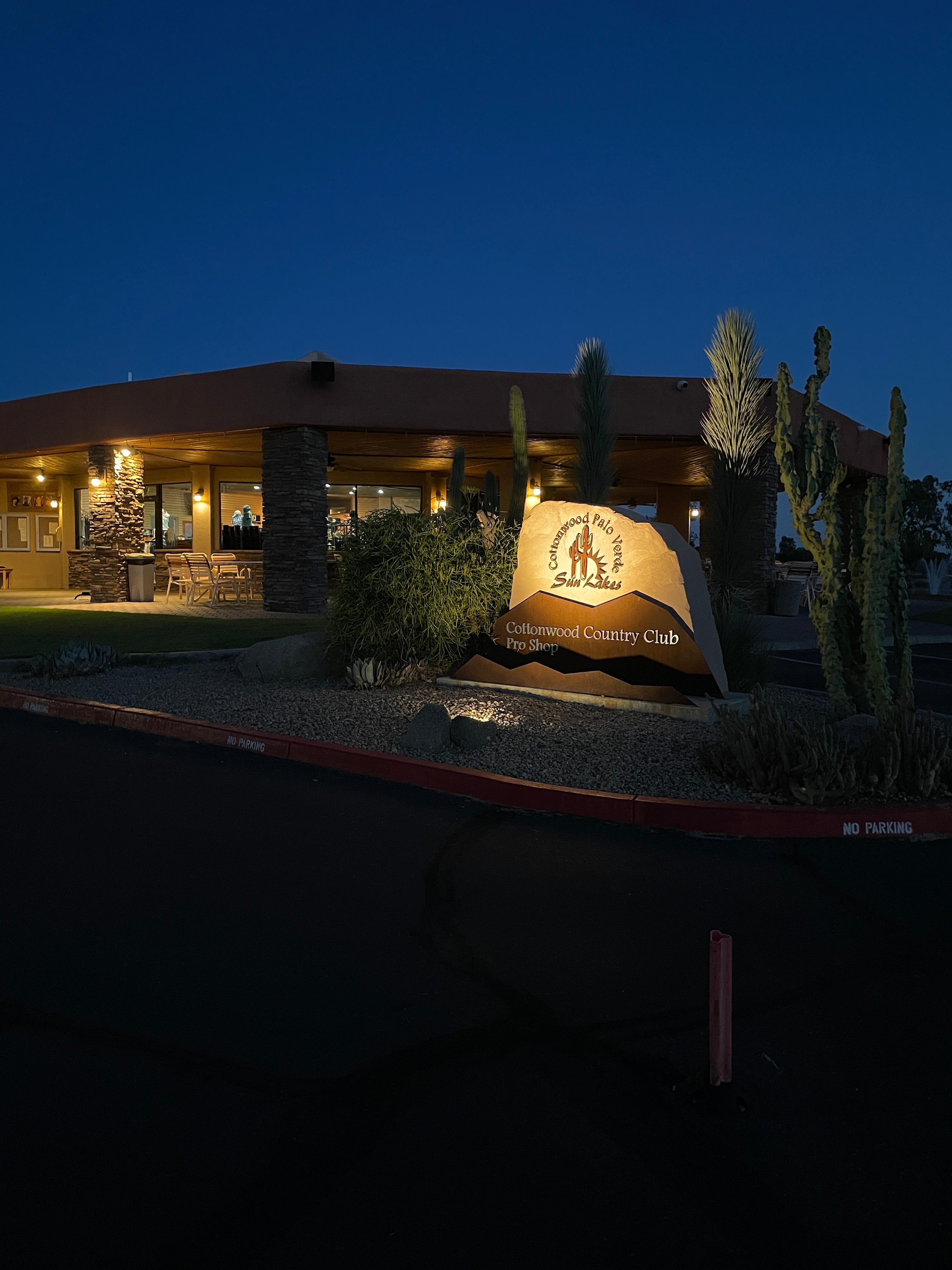 Cottonwood pro shop at dawn 9.17.23 B